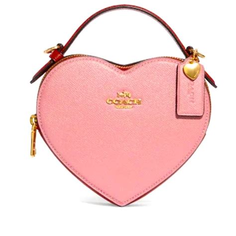 heart shaped purse coach outlet